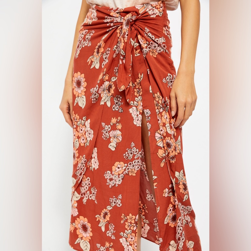 Free People Sunray Sarong Skirt